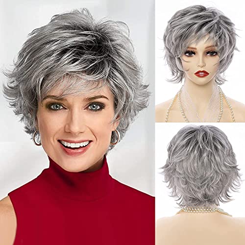 Ombre Gray Wig