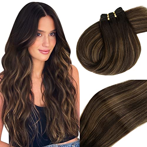 Ombre Human Hair Clip in Hair Extensions - Image 57