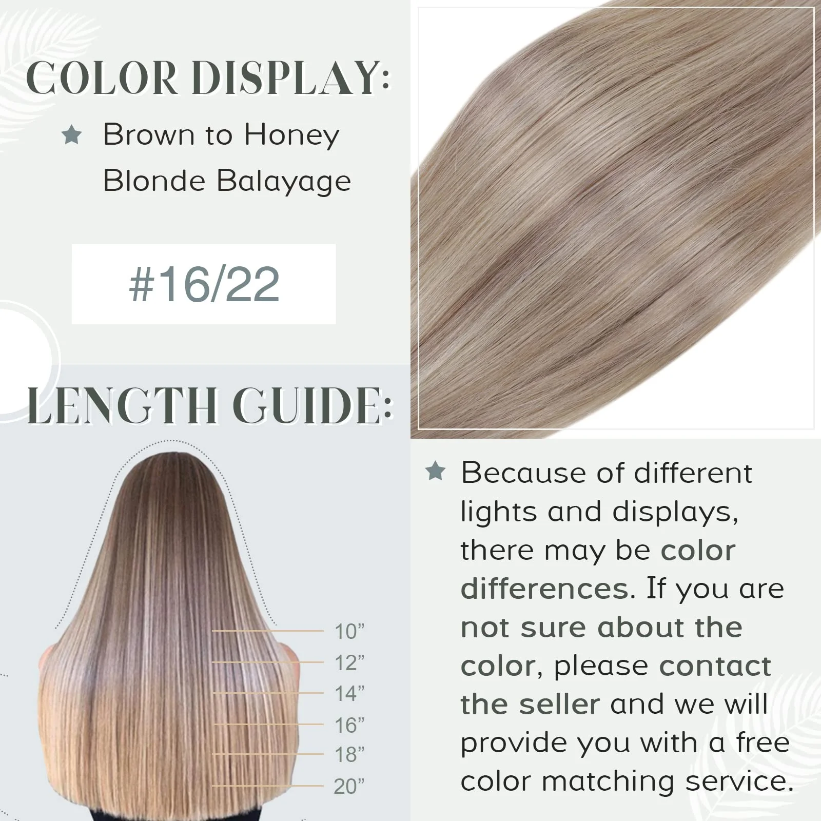 Ombre Human Hair Clip in Hair Extensions - Image 90