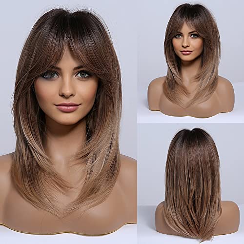 Ombre Light Brown Wig - Image 19