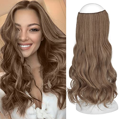 One Piece 18 Inch Invisible Secret Wire Crown Hair Extension