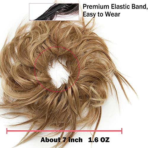 Premium Fibre Synthetic Messy Hair Bun - Image 25