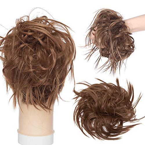 Premium Fibre Synthetic Messy Hair Bun - Image 32