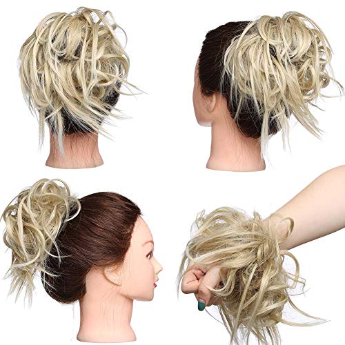 Premium Fibre Synthetic Messy Hair Bun - Image 48