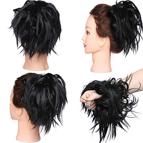 Premium Fibre Synthetic Messy Hair Bun - Image 69