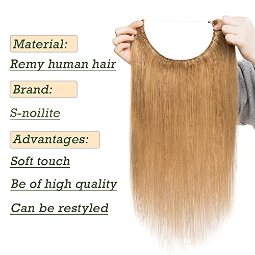 Remy Human Hair Invisible Wire Hair Extensions - Image 2