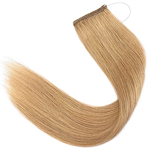 Remy Human Hair Invisible Wire Hair Extensions - Image 4