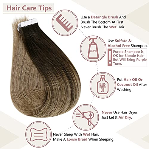 Remy Human Hair Tape Extensions 20 Pcs - Image 161