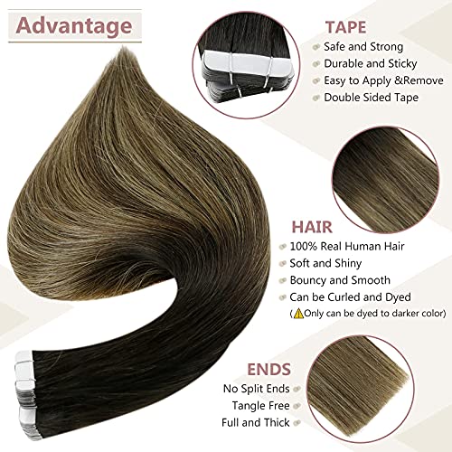 Remy Human Hair Tape Extensions 20 Pcs - Image 73