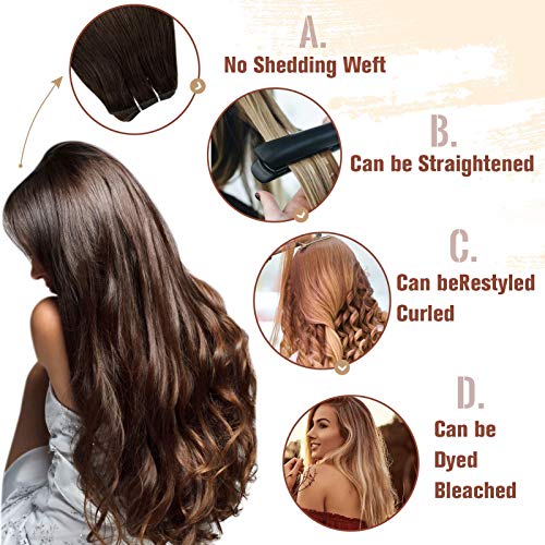 Remy Human Hair Weft Extensions 80g - Image 13