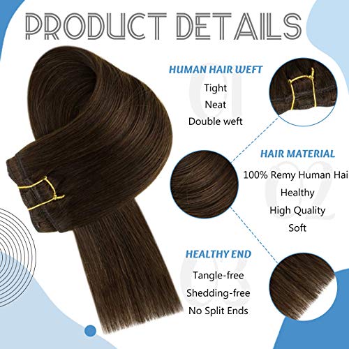 Remy Human Hair Weft Extensions 80g - Image 3