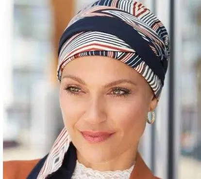 Stylish reversable bamboo head scarf
