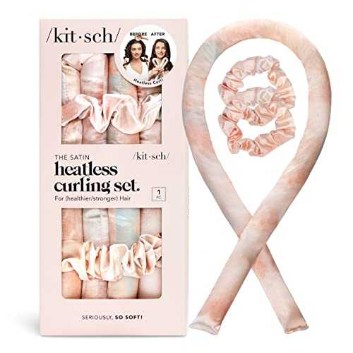 Satin Heatless Curling Set - Hair Rollers for Heatless Curls
