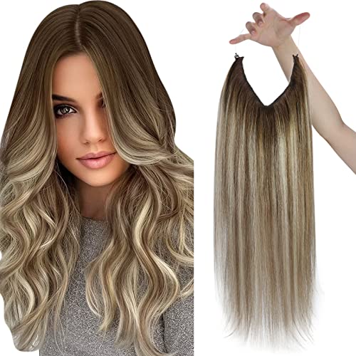 Ombre Halo Human Hair Extensions (Canada) – Instant Volume & Length
