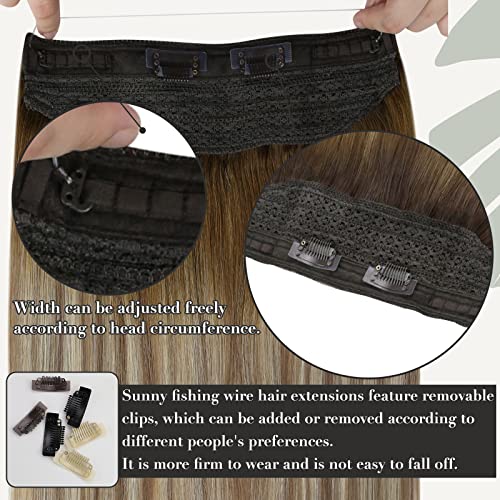 Ombre Halo Human Hair Extensions (Canada) – Instant Volume & Length - Image 3