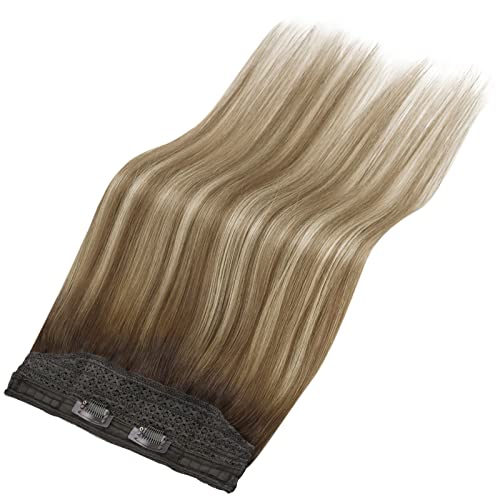 Ombre Halo Human Hair Extensions (Canada) – Instant Volume & Length - Image 5