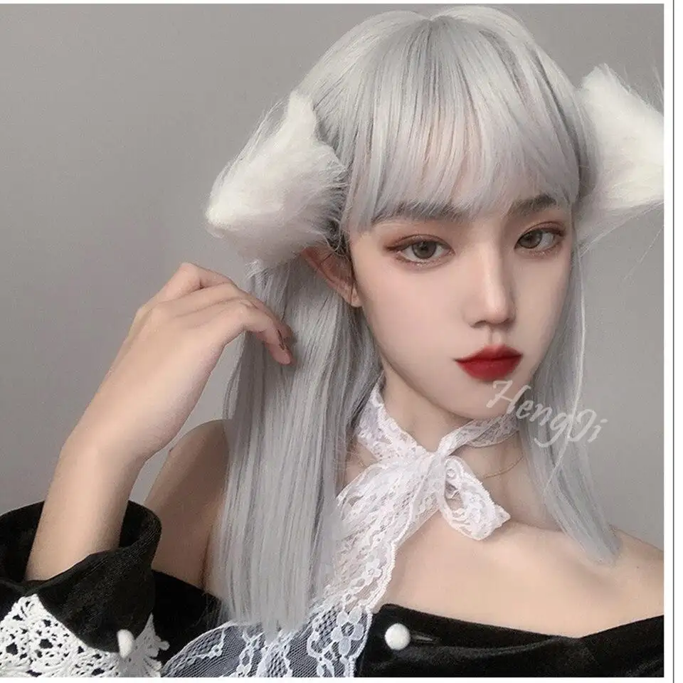 Straight Bob wig with bangs