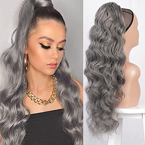 Synthetic Drawstring Ponytail with Body Wave - Image 17