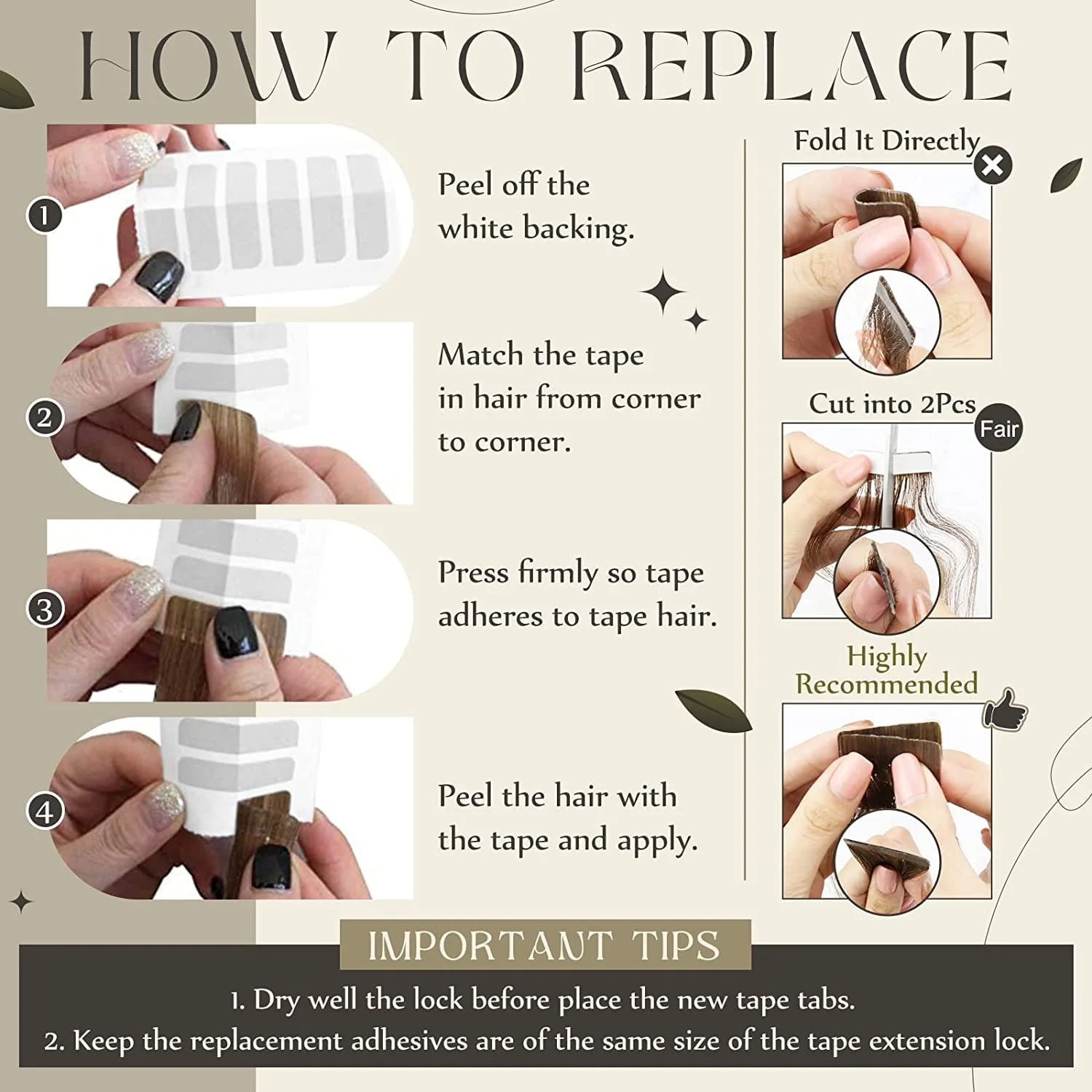 Tape in Hair Extensions Human Hair - Image 159