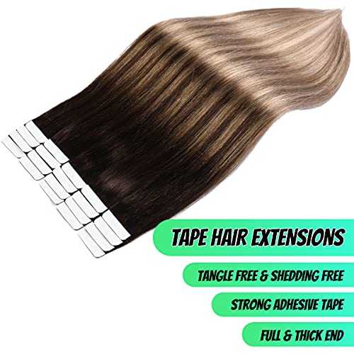 Tape in Hair Extensions Human Hair - 20 Pcs 50 Grams - Image 100
