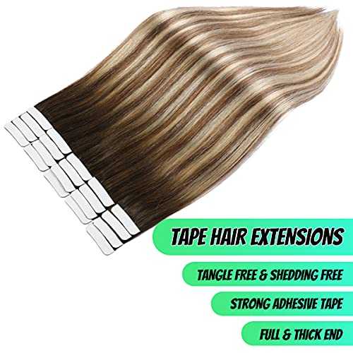 Tape in Hair Extensions Human Hair - 20 Pcs 50 Grams - Image 114