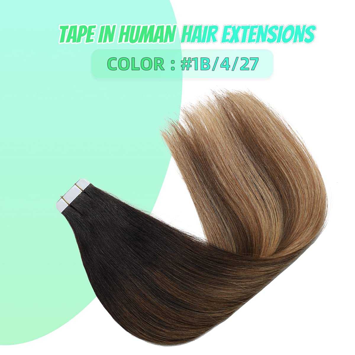 Tape in Hair Extensions Human Hair - 20 Pcs 50 Grams - Image 67