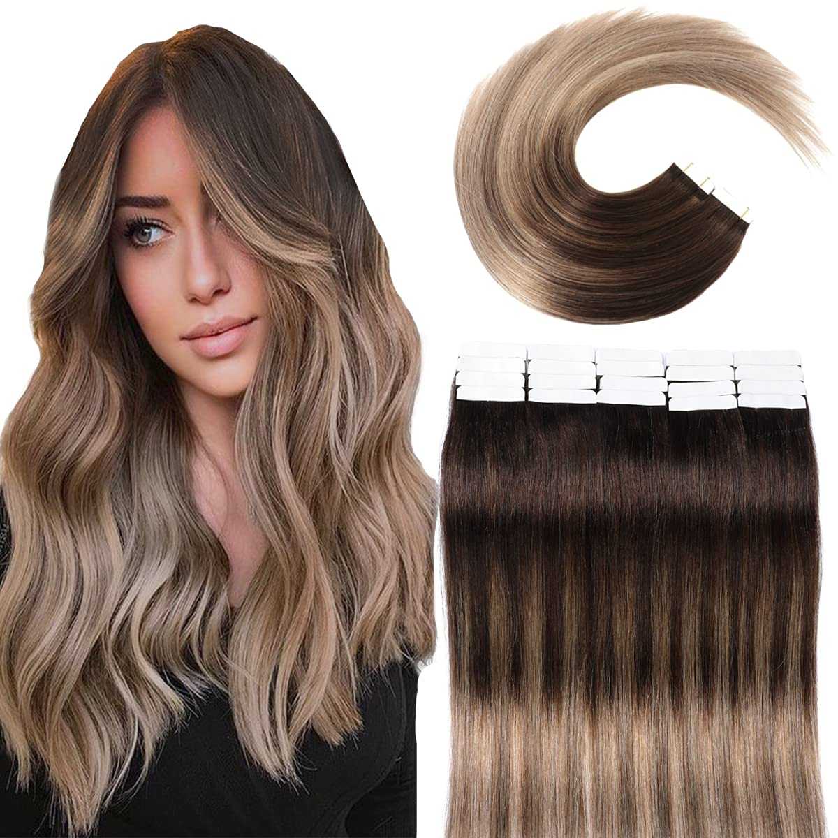Tape in Hair Extensions Human Hair - 20 Pcs 50 Grams - Image 69