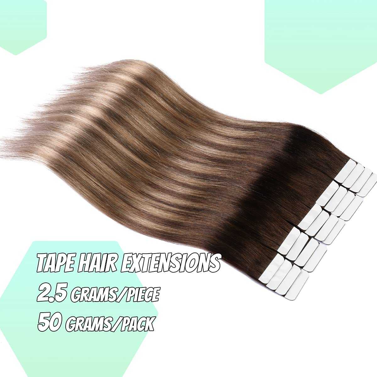 Tape in Hair Extensions Human Hair - 20 Pcs 50 Grams - Image 71