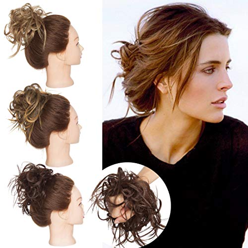 Tousled Updo Messy Bun Scrunchie