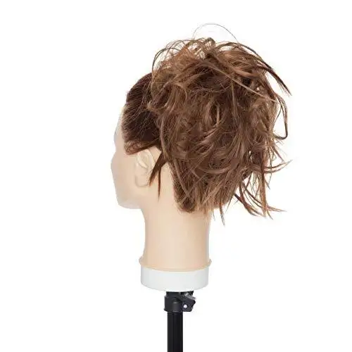 Tousled Wavy Hairpiece Bun Scrunchie Hair Wrap - Image 26