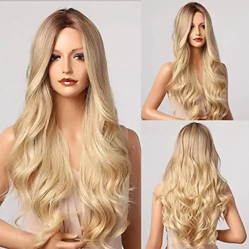 Trianne Extra Long High Temperature Wig with Waves