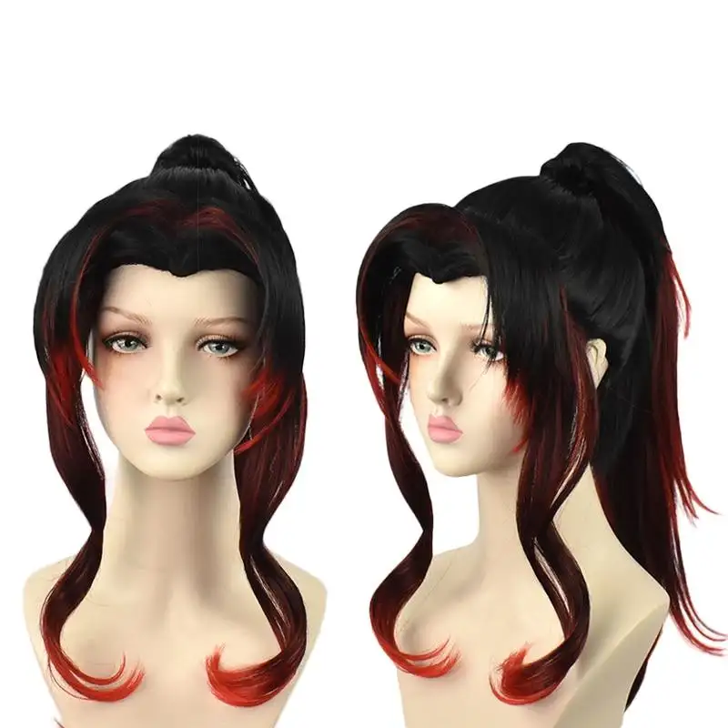 Tsugikuni Yoriichi Ponytail Cosplay Wig