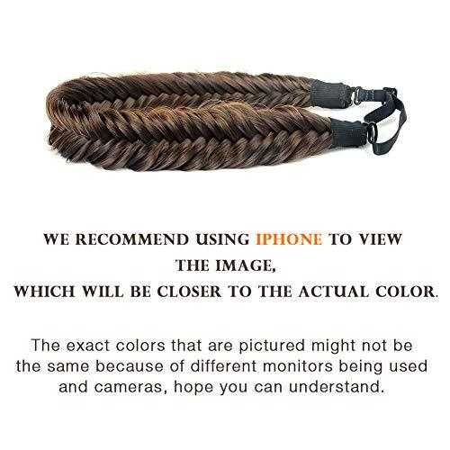 Wide Fishtail Braided Headband Elastic Stretch Hairpiece - Image 51