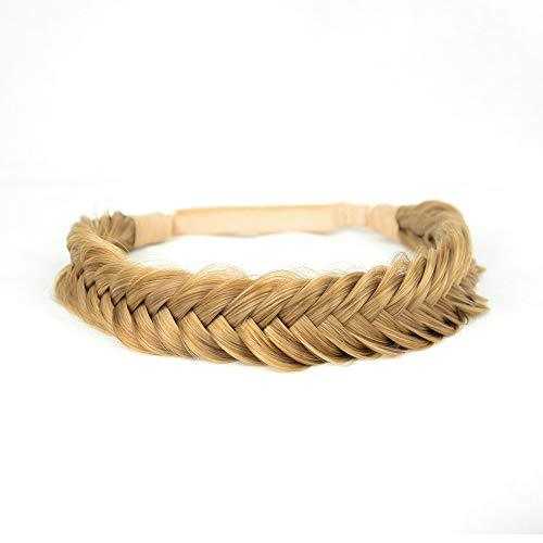 Wide Fishtail Braided Headband Elastic Stretch Hairpiece - Image 62