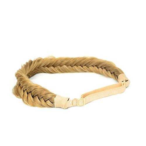 Wide Fishtail Braided Headband Elastic Stretch Hairpiece - Image 64