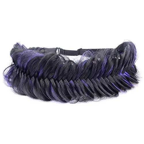 Wide Fishtail Braided Headband Elastic Stretch Hairpiece - Image 9