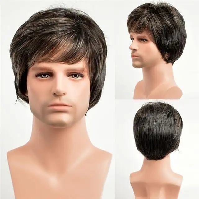 Zack Thomas Heat Friendly Fibre Mens Wig - Image 9